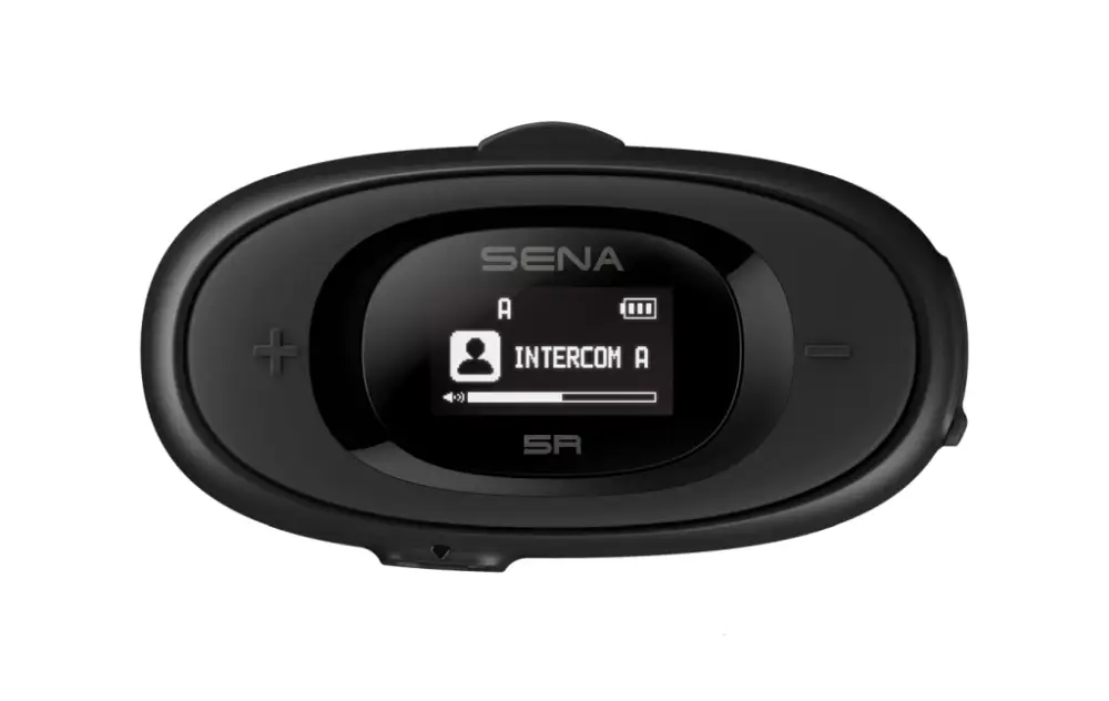 Výhodná Nabídka SENA interkom motocyklový 5R BLUETOOTH 5.1 do 700M s LCD displejem, reproduktory HD SPEAKERS a univerzální sadou mikrofonů ( 2 sady ) (EL)