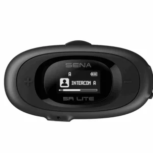 Ověřený SENA interkom motocyklový 5R LITE BLUETOOTH 5.1 do 700M s LCD displejem a mikrofonem na oblouku ( 2 sady ) (EL)