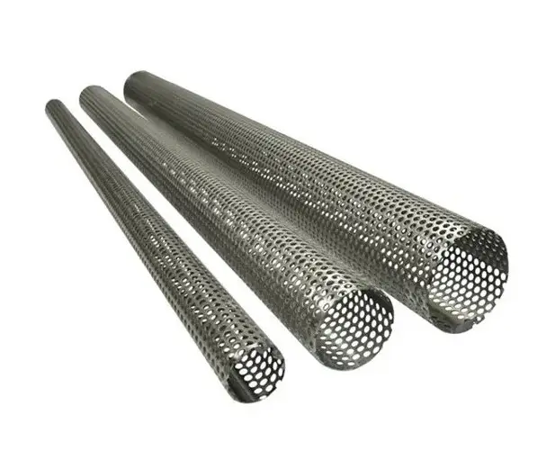 Sleva DEP PIPES trubka perforovaná pro tlumič / koncovku výfuku průměr 22mm délka 400mm