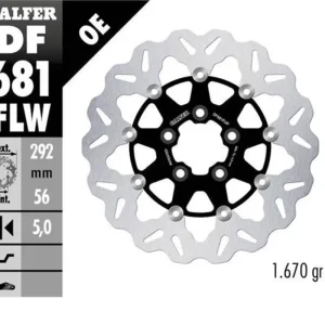 Zlevněný GALFER přední / zadní brzdový kotouč HARLEY-DAVIDSON (292X56X5) plovoucí