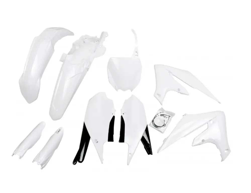 Časově Omezené UFO kompletní sada plastů (FULL KIT) s kryty tlumičů YAMAHA YZF 250 19-23, YZF 450 18-22 barva bílá