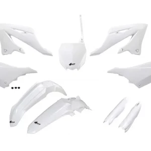 UFO kompletní sada plastů (FULL KIT) s kryty tlumičů YAMAHA YZ 125 / 250 22-26 barva bílá Expresní Doručení