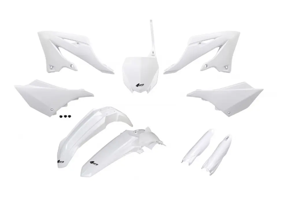 UFO kompletní sada plastů (FULL KIT) s kryty tlumičů YAMAHA YZ 125 / 250 22-26 barva bílá Expresní Doručení