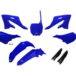 Tovární Cena UFO kompletní sada plastů (FULL KIT) s kryty tlumičů YAMAHA YZ 125 / 250 22-26 barva OEM modrá černá