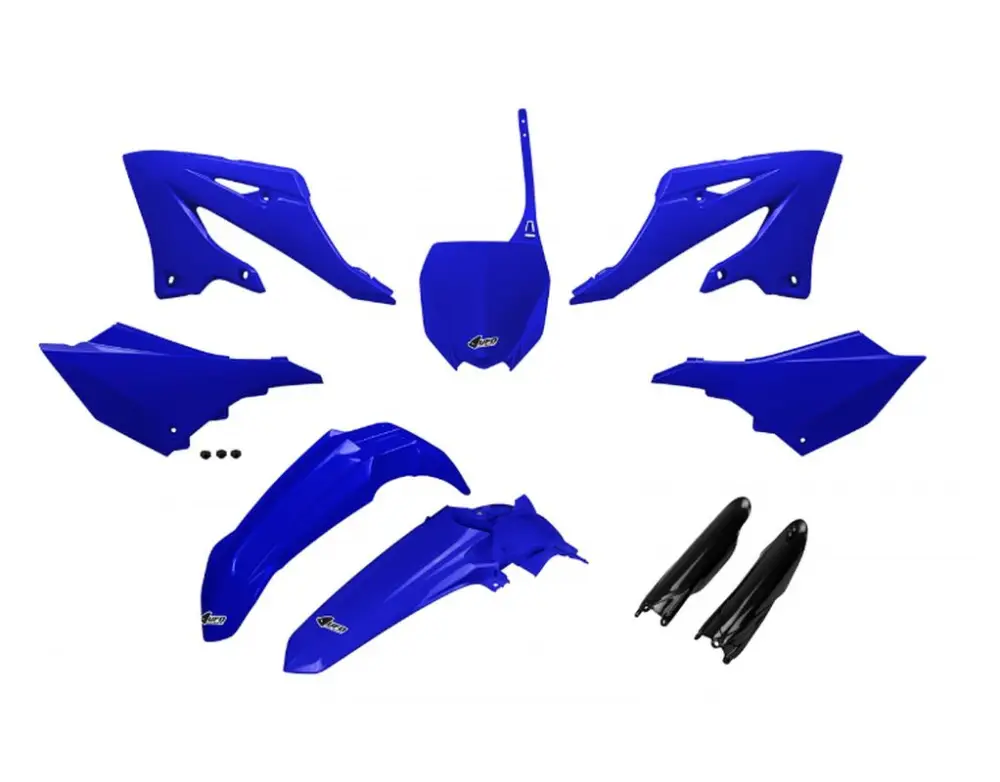 Tovární Cena UFO kompletní sada plastů (FULL KIT) s kryty tlumičů YAMAHA YZ 125 / 250 22-26 barva OEM modrá černá