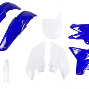 Expresní Doručení UFO kompletní sada plastů (FULL KIT) s kryty přední vidlice YAMAHA YZ 125 / 250 05-07 restyling barva (modrá bílá)