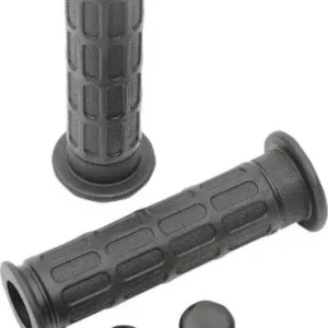 EMGO gripy vzor HONDA 22+25mm délka 128mm ( OEM: 53165-390-780, 53166-390-780) barva černá (s otvorem a zátkou) Expresní Doručení