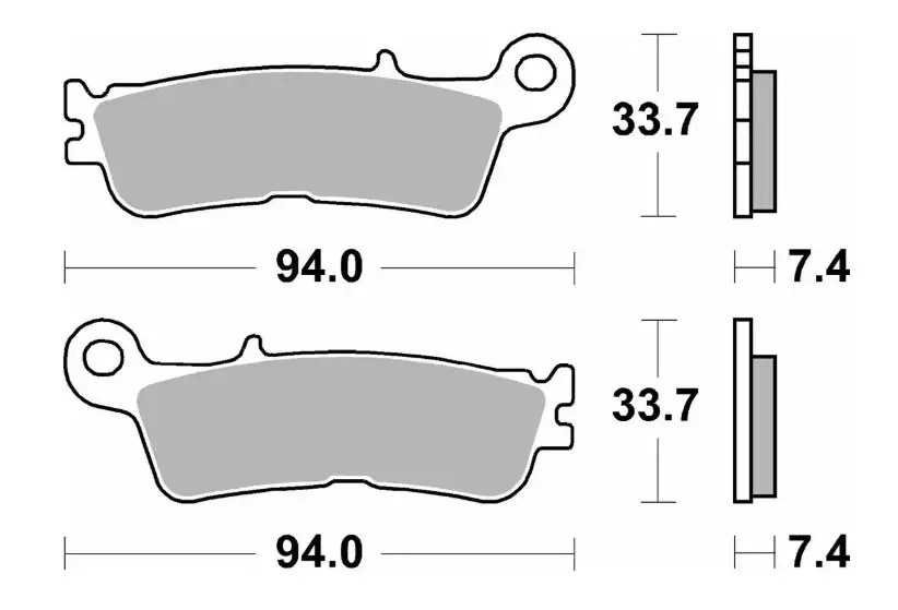 Vrácení Zdarma SBS brzdové destičky KH755 OFF-ROAD závodní sintrované barva zlatá FANTIC XX 125, XEF/XXF 250/450, XEX 250 22-, YAMAHA YZ 250 22-, WR/YZ 250F/450F 21-, YZ 450FX 21-