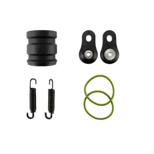 Výprodej OXA FACTORY montážní sada, uchycení, pružiny, spojka výfuku (difuzoru) SHERCO SE / SE-R 250 300 250 (guma 28/30mm) (0040002-810) (40002-810)