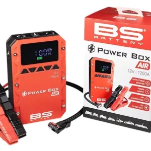 BS startovací zařízení POWER BOX AIR PB02 (JUMP STARTER, POWERBANK, BOOSTER) 12000mAh (37Wh) s baterkou a pumpičkou 10,3 BAR / 150 PSI (EL) (8) Kup Teď