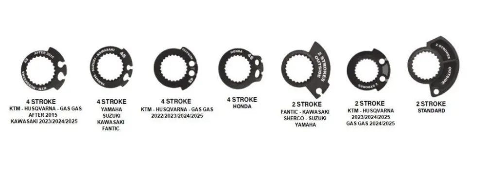 PROGRIP gripy PG708 OFF ROAD se zámkem SCS LOCK-ON + 7 adaptérů pro lanka (22+25mm) barva černá dvousložkové délka 115mm (708-403) Zlevněný