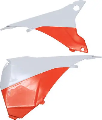 POLISPORT kryty vzduchového filtru KTM 125/500 EXC/EXCF 14-16 barva bílá/oranžová Rychlé Dodání
