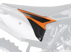 Cenová Bomba UFO kryty vzduchového filtru KTM SX '13-'16, SXF '13-'15 barva OEM '13-14 (oranžová/černá)