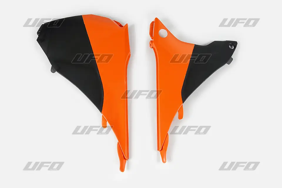 Sezónní Sleva UFO kryty vzduchového filtru KTM EXC '14-'16 barva OEM '14 (oranžová/černá)