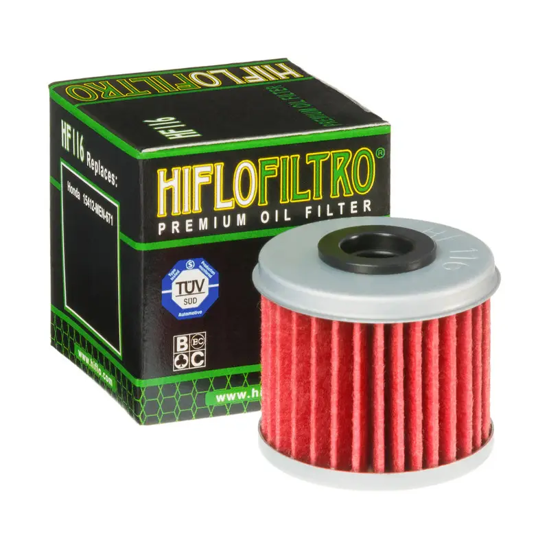 Vysoce Kvalitní HIFLO olejový filtr HF 116 HONDA CRF 250/450 (02-24), HUSQVARNA TC/TE 250/310 09-14 (50)