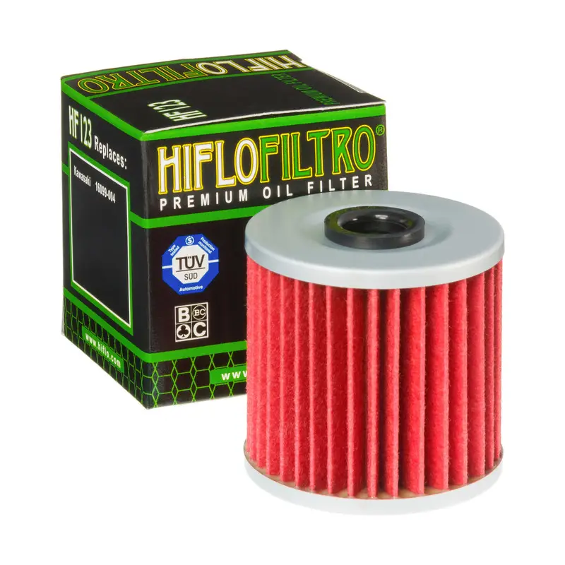 HIFLO olejový filtr HF 123 KAWASAKI KLR/KLX/KSF/KEF (50) Nízká Cena
