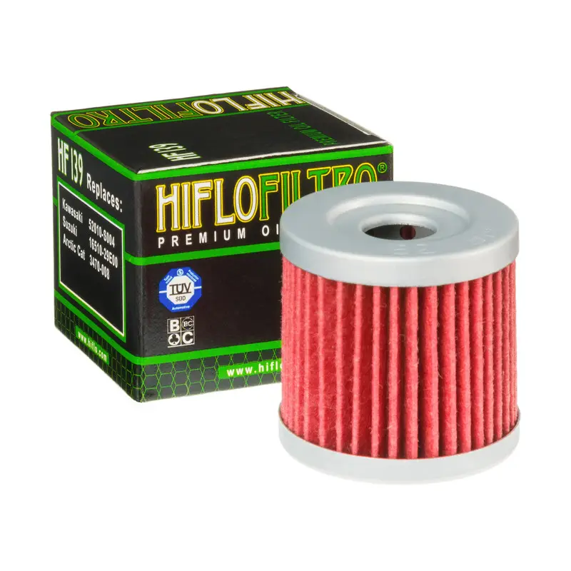 Oblíbený HIFLO olejový filtr HF 139 DRZ 400/ LTZ 400/LTR450 (50)