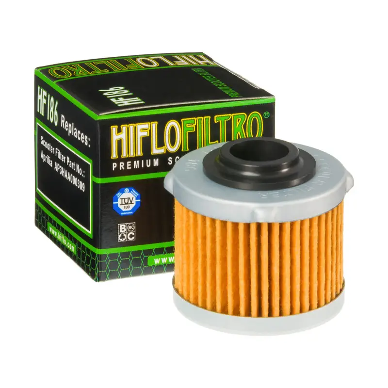 HIFLO olejový filtr HF 186 APRILIA SCARABEO 125/200 (50) Top Prodej
