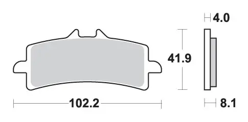 Víkendová Akce SBS brzdové destičky KH447 RACING DUAL CARBON barva černá