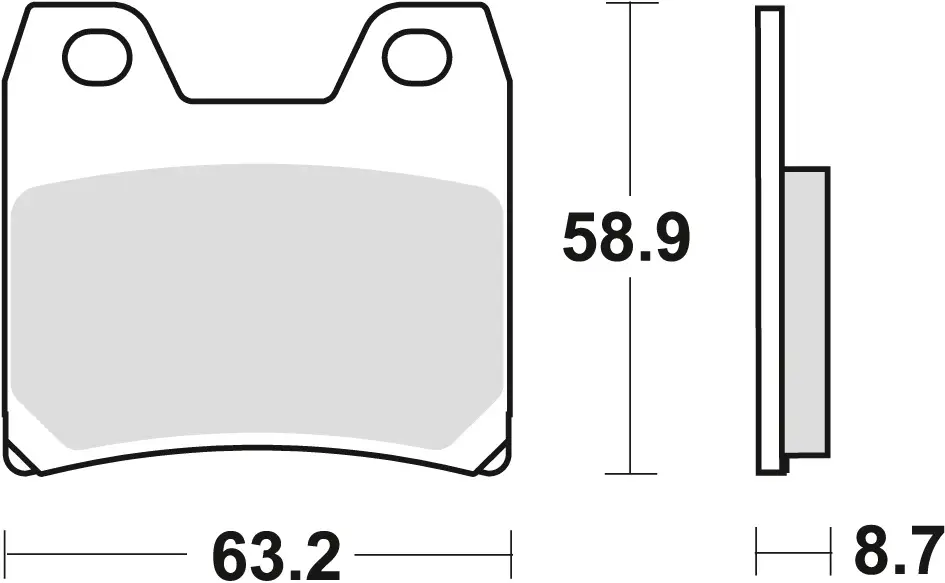 Jen Po Omezenou Doba TRW ZF brzdové destičky KH348 sintrované STREET YAMAHA FZS 1000 FAZER 01-05, XJR 1300 02-16, zadní