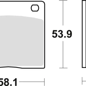 TRW ZF brzdové destičky KH36 organické KAWASAKI Z 1000 / Z1 77-81, ZG 1300 84-89, SUZUKI GS 550 79-82, GS 750 77-79, GSX 750 80-87 GS 1000 78-81, GSX1100 80-83, zadní Aktuální