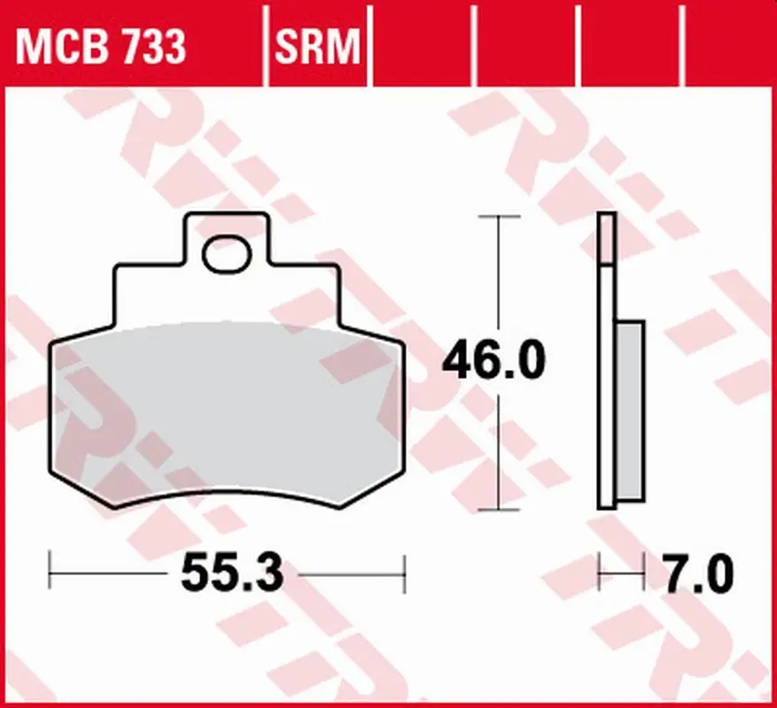 Bezpečná Platba TRW ZF brzdové destičky KH356 organické PIAGGIO NEW FLY 125 12-13, KYMCO GRAND DINK 250 01-06 zadní