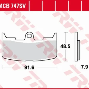 Cenová Bomba TRW ZF brzdové destičky KH345 sintrované STREET BUELL XB-9R FIREBOLT 02-07, XB-9S/SX LIGHTNING 03-10, XB-12S/R/X/TT FIREBOLT/LIGHTNING 04-08, XB-12X ULYSSES 06-10 přední