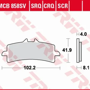 Cenová Bomba TRW ZF brzdové destičky KH447 sintrované karbonové APRILIA RSV4, V4 TUONO 15-, BMW HP4 1000 12-16, DUCATI DIAVEL 1200 11-18, HONDA CBR 1000R FIREBLADE 14-, KTM DUKE 890 20-, TRIUMPH SPEED TRIPLE 1050 15-, MV AUGUSTA F3 675/800 14-, přední