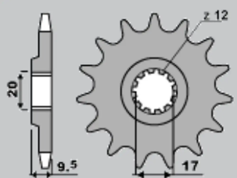 Odeslání Ihned JR řetězové kolo přední 7005 12 KTM SX 65 '98-'15 (JTF1906.12)