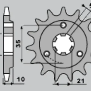 Nejlepší Cena GROSSKOPF přední řetězové kolo 823 12 HUSQVARNA 125/240/250/350/400/430/500 83-89, HUSABERG FC/FE 350 96-01, FC/FE 400 96-03, FE 501 96-01, FE 600 96-01 (řetěz 520) (JTF823.12)
