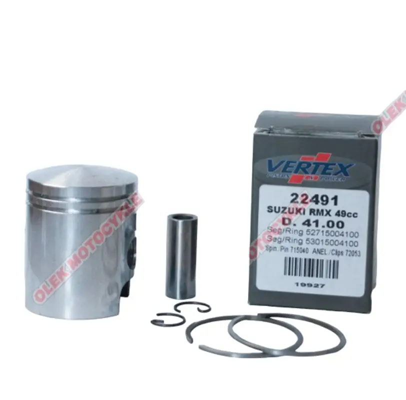 VERTEX píst SUZUKI RMX 50 (RMX50), LT 50 QUADRUNNER, MORINI čep 12mm (kroužky 53015004175 X 1, 52715004175 X 1) (41,75mm=+0,75mm) Super Cena