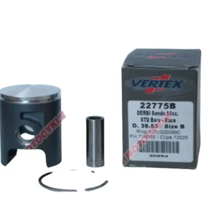 Koupit Online VERTEX píst DERBI (kroužky 53010003990 X 1 kus) (39,82mm) čep 12mm (22775A)