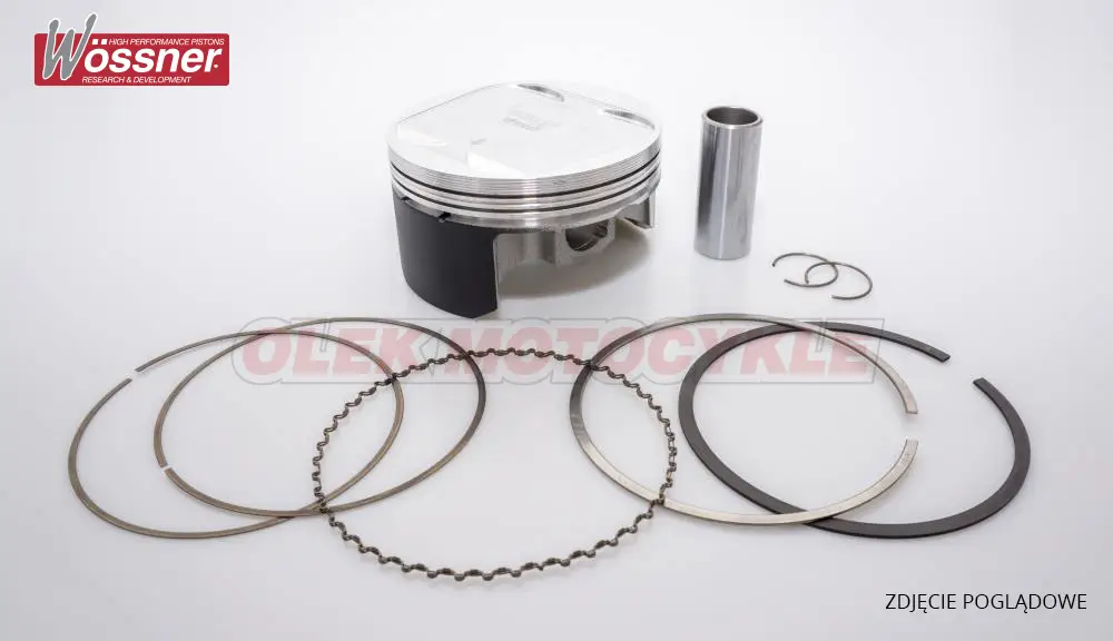 Akce WOSSNER píst HONDA (4T) XL 600R '83-'87 (99,94mm) (10,2:1=+1,2) (ventily radiální)