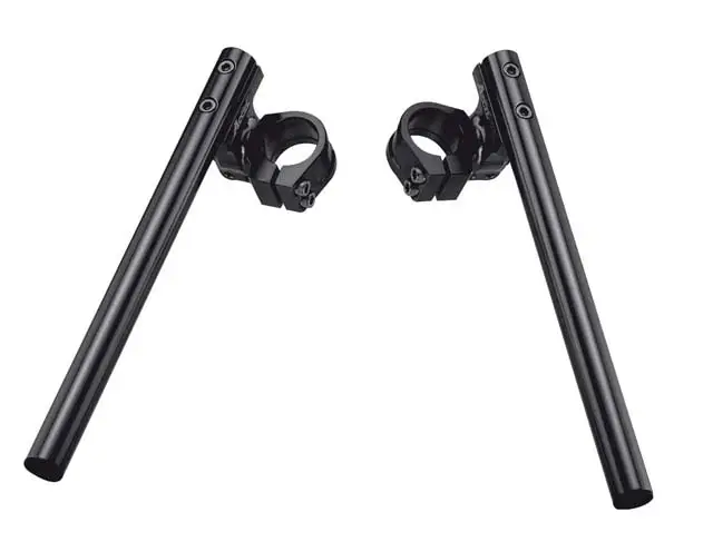 Bezpečná Platba ACCEL řidítka dvoudílná nastavitelná STREET CLIP-ON upínání 35mm barva černá