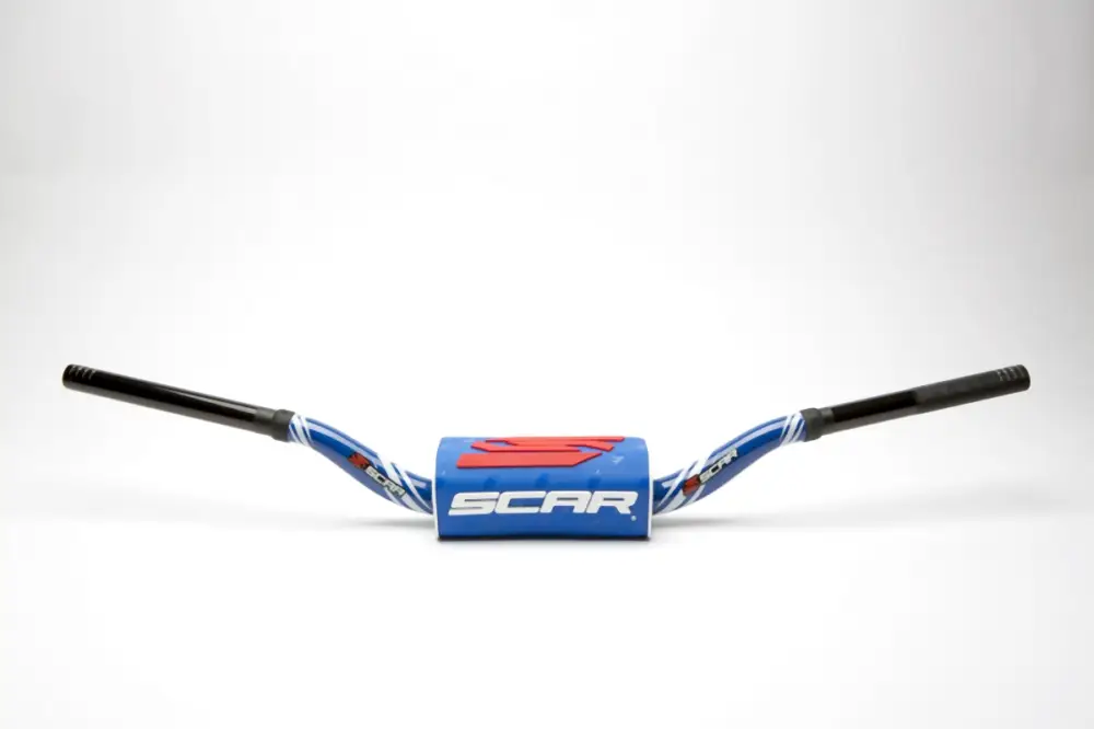 SCAR RACING řidítka 28,6mm model YAMAHA YZ/YZF barva modrá/černá chránič barva modrá/černá/bílá Nejlepší Cena