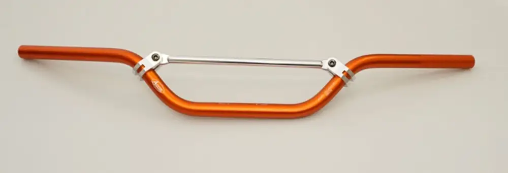 Akce ACCEL řidítka hliníková s hrazdou (22,2mm) MX MINI barva oranžová (šířka 732mm, výška 100mm)