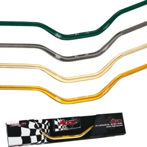 Oblíbený ACCEL řidítka hliníková 28,6 mm TAPER MX vzor HONDA CR nízká (7075-T6) ergal barva titanová (šířka 800mm, výška 71mm)