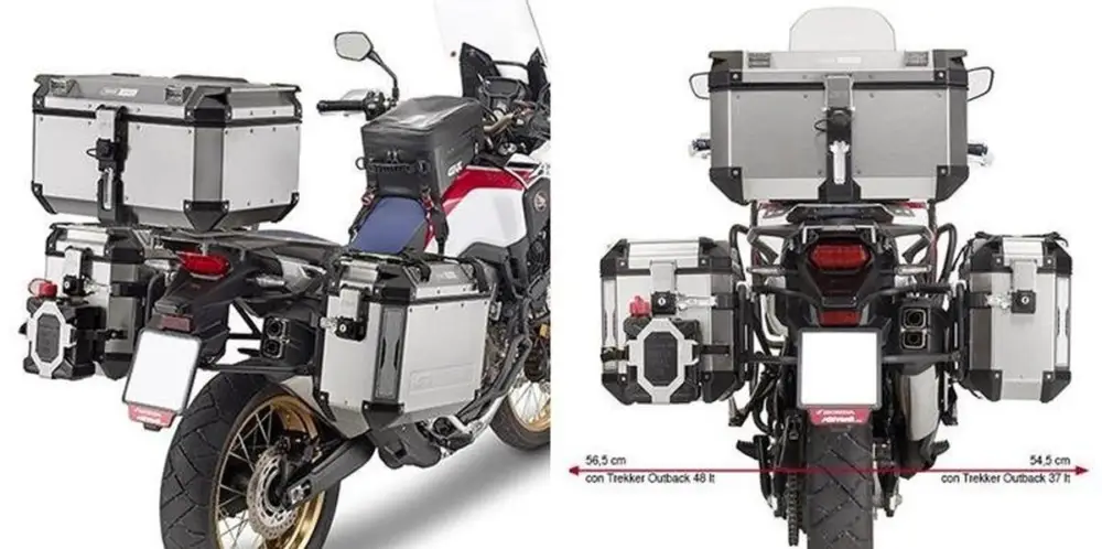 KAPPA boční nosič kufru MONOKEY CAM SIDE HONDA CRF 1000L AFRICA TWIN (16-17) - pod kufry KFR KFORCE a KVG KVOYAGER ALU Nízká Cena