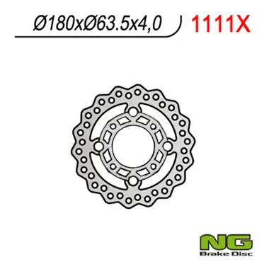 Časově Omezené NG přední brzdový kotouč KTM QUAD 450/505/525 (180X63,5X4) WAVE