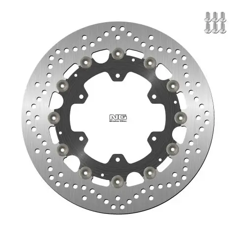 Speciální Cena NG přední brzdový kotouč BMW K1100LT/RS 89-00, R1100GS/R 93-94, R1100R/RT/RS 92-01 (305X118X5mm) (6X9,0mm) plovoucí (prostředek hliníkový)