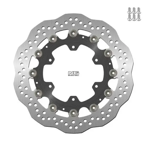 Expresní Doručení NG přední brzdový kotouč BMW K1100LT/RS 89-00, R1100GS/R 93-94, R1100R/RT/RS 92-01 (305X118X5mm) (6X9,0mm) WAVE plovoucí (prostředek hliníkový)