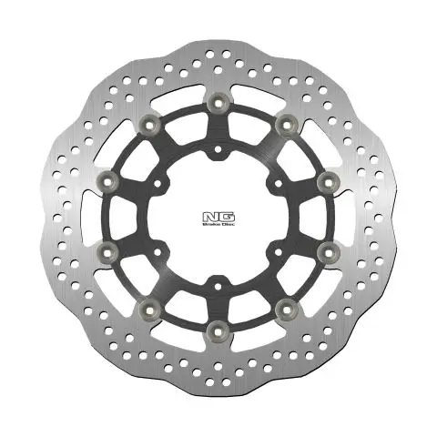 NG přední brzdový kotouč SUZUKI GSXR 600/750 08-18, GSXR 1000 09-16, GSX 750Z 08-14 (310X102X5mm) (6X8,5mm) WAVE plovoucí (prostředek hliníkový) Expresní Doručení