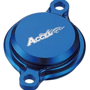 ACCEL víčko olejového filtru YZF 250 14-17, YZF 450 10-16, WR 250F 15-17, WR 450F 16, barva modrá Zlevněný