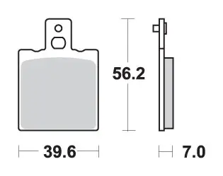 Kup Teď SBS brzdové destičky KH047 / KH47 STREET standardní keramické barva černá