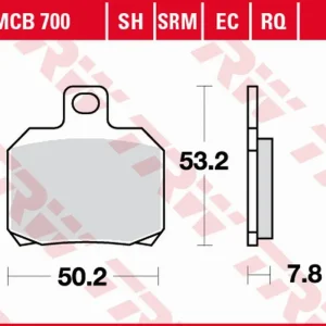 Expresní Doručení TRW ZF brzdové destičky KH266 ECO organické DERBI GPR 50 03-16, SENDA 50 07-17, GP1 125 06-11, PEUGEOT CITY STAR 10-, SUZUKI UH 125/150 BURGMAN 02-06, YAMAHA YP 125 MAJESTY 01-09, YP 125 X-MAX 06-16 zadní