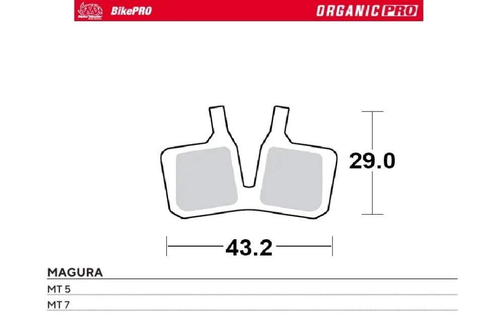 Ihned K Objednání MOTO-MASTER BIKE PRO brzdové destičky organické PRO vhodné pro MAGURA MT 5, MT 7
