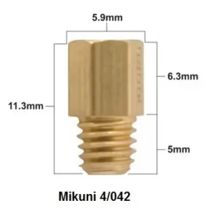 Autentický PROX hlavní tryska MIKUNI typ 4/042 průměr #390 ( 1 kus )