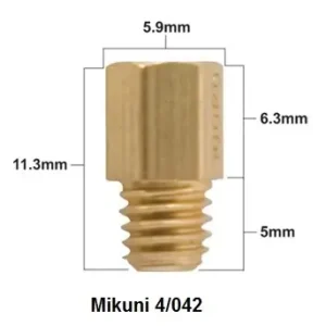 Zlevněný PROX hlavní tryska MIKUNI typ 4/042 průměr #500 ( 1 kus )