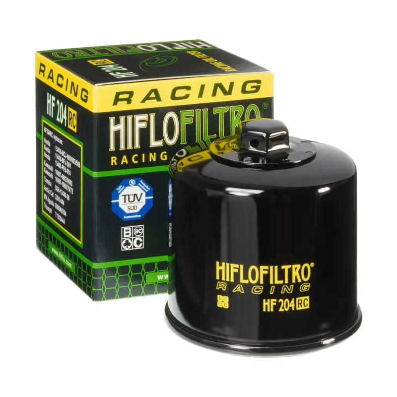 Víkendová Akce HIFLO olejový filtr HF 204 závodní HONDA/ KAWASAKI/ YAMAHA víčko 17mm (50)