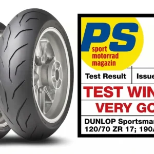 Pouze Dnes DUNLOP 190/55ZR17 (75W) TL SPORTSMART MK4 ZADNÍ DOT 2024